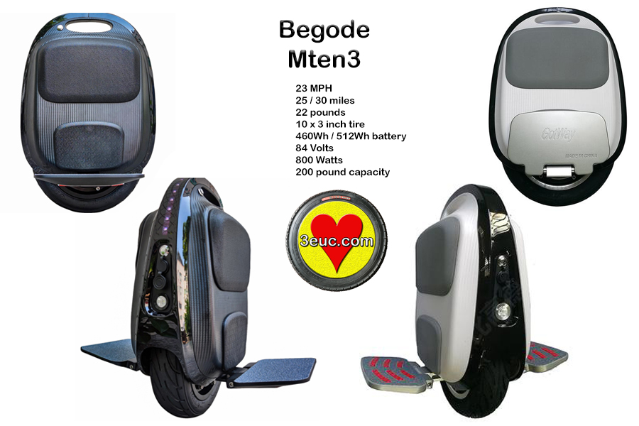 3euc GotWay Mten3 (electric unicycle)